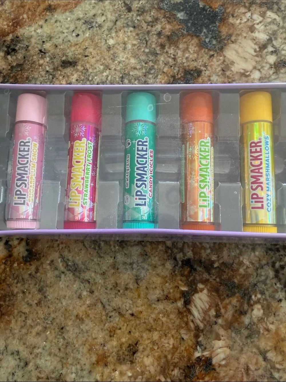 Lip Smacker Multi-Pack Lip Balm Set — Assorted Pastel Colors
